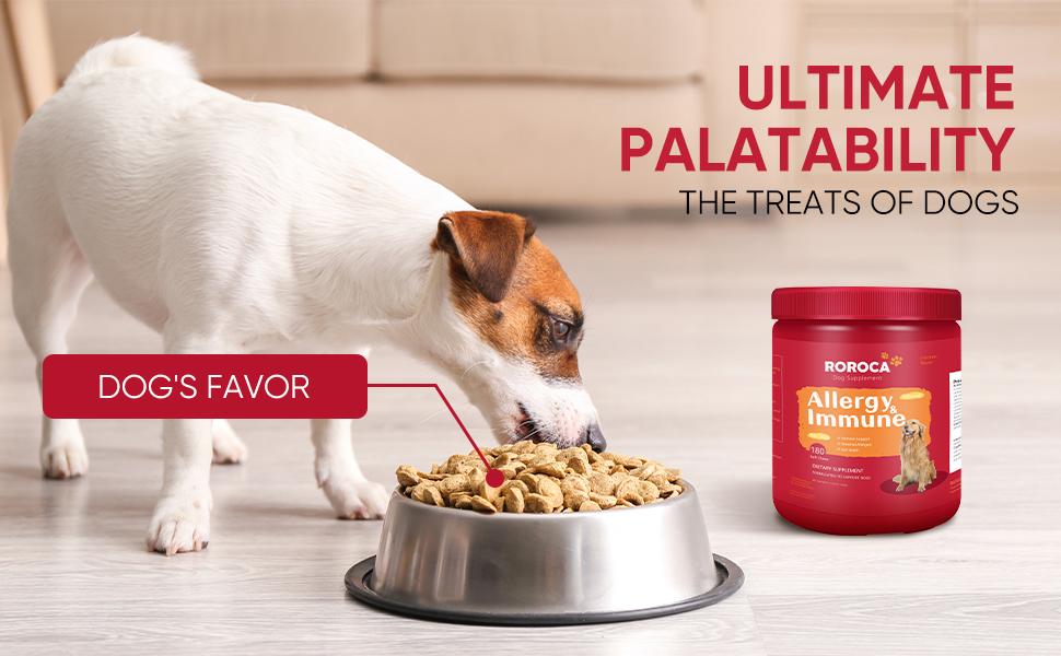 Dog Allergy Chews - Palatability